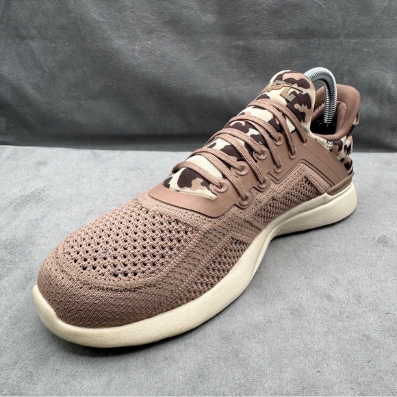 APL TechLoom Tracer Women’s‎ 9 Beach Almond Leopard Lightweight Running Sneakers - Picture 4 of 14